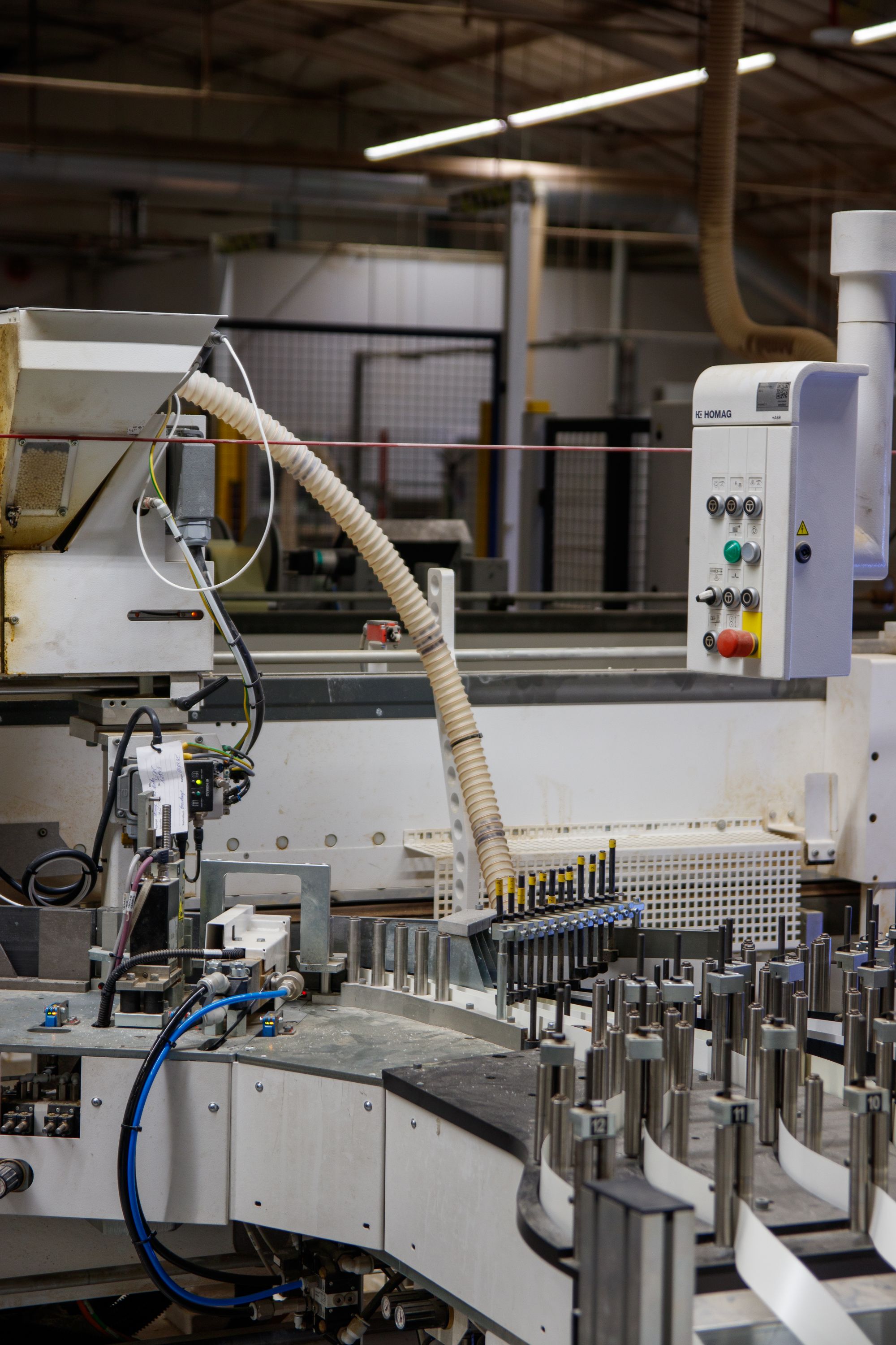 Moderne industrielle Produktionsanlage